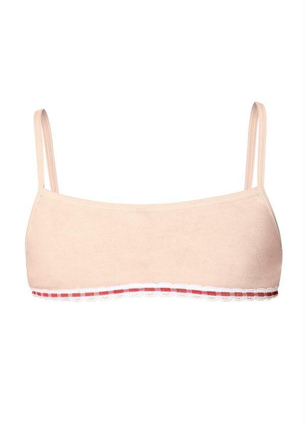 Sutiã Infantil Salmão em Cotton - Posthaus